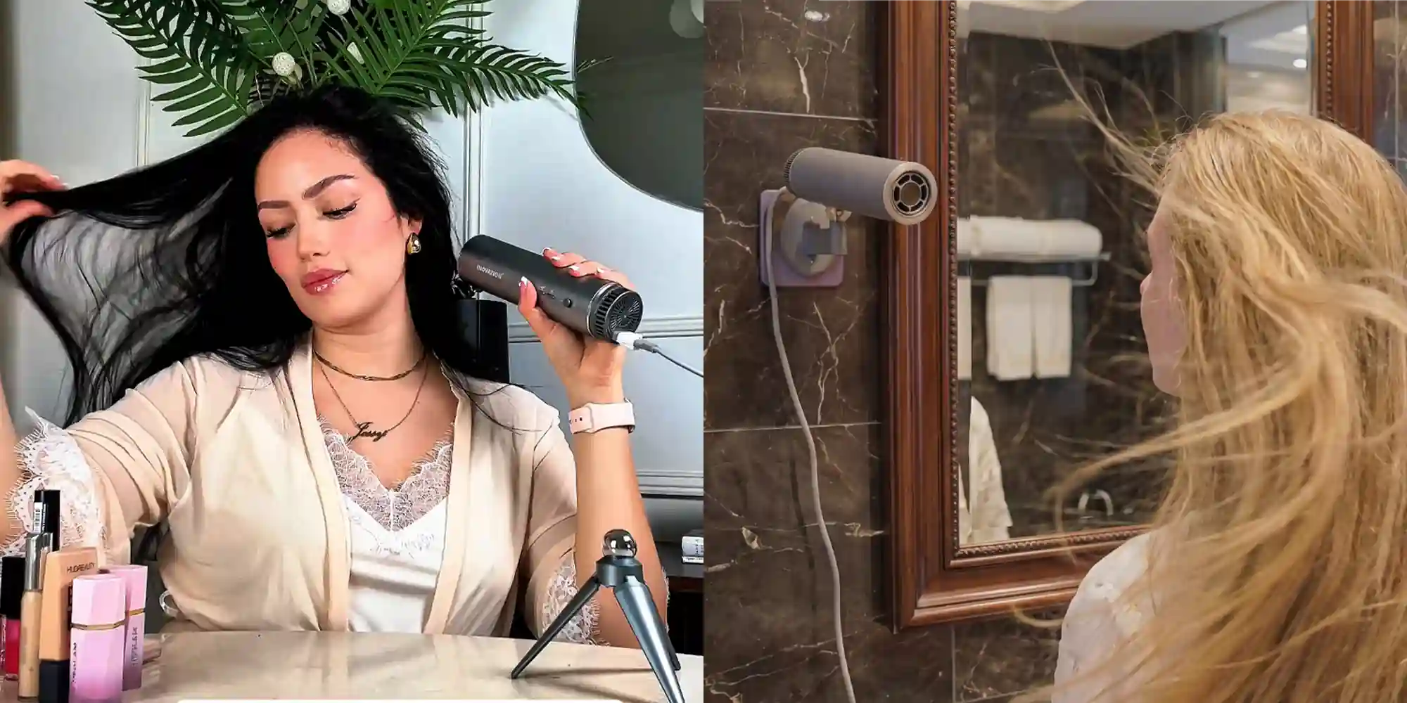 hands free hair dryer